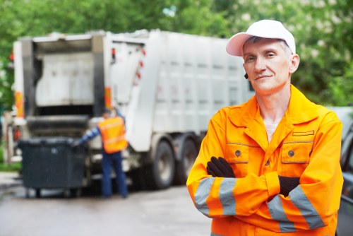 Commercial office waste management in action